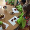 Making hedgehogs with potatoes, a fork and paint!