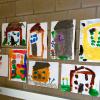 Our finished paintings of our homes!