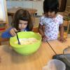 Making our salt dough houses